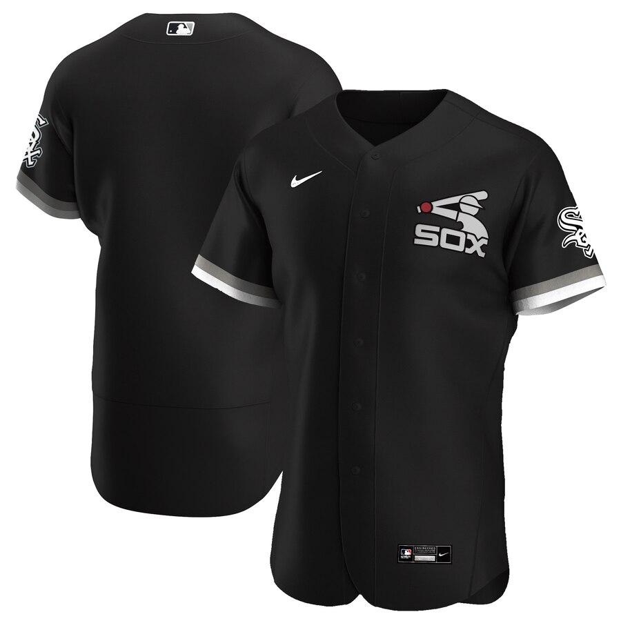 Chicago White Sox Men Nike Black Alternate 2020 Authentic Team MLB Jersey